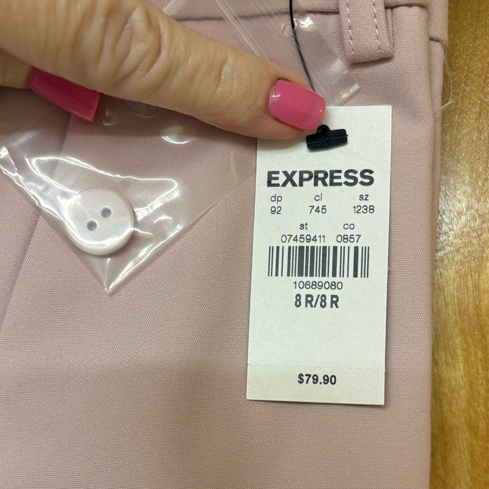 Express Blush Pink Pants - Picture 2 of 3
